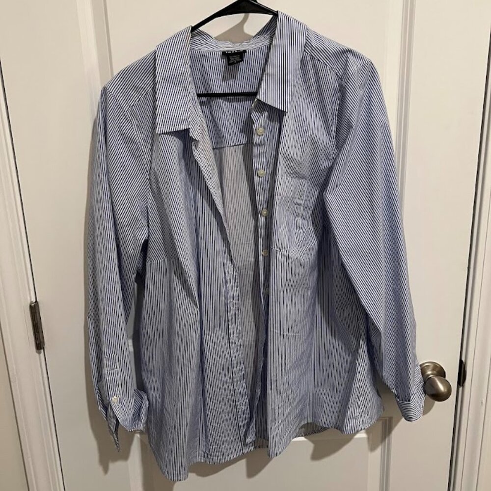 Torrid Size 2 Striped Button Up Long Sleeve
